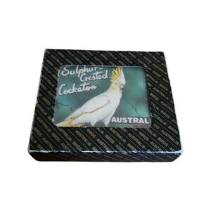 Vintage Kanley Australian Birds Coaster Set 6